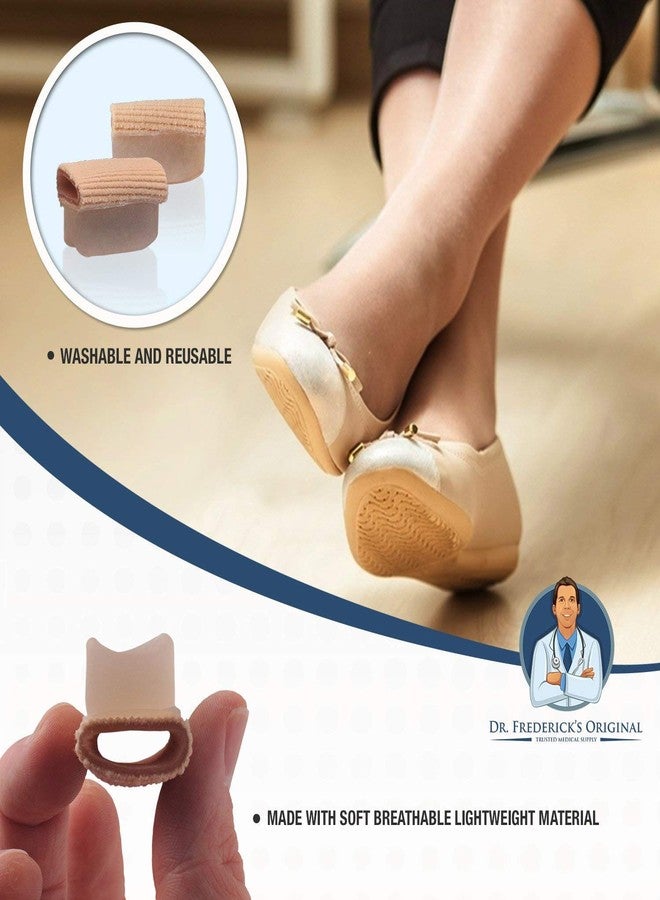 Dr. Frederick's Original Fabric Toe Protectors - 4 ct - Bunion Relief Toe Spacer Set - Fabrigrip Separator Caps for Men & Women - Image 5